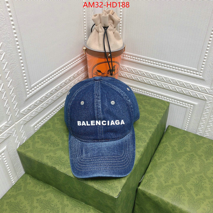 Cap (Hat)-Balenciaga,high quality happy copy , ID: HD188,$: 32USD