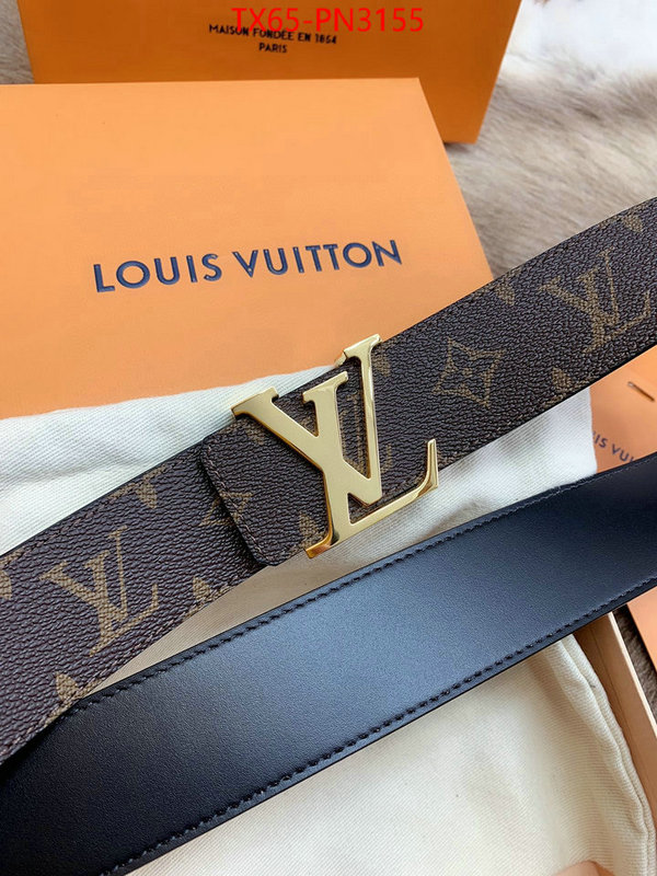 Belts-LV,shop the best high authentic quality replica , ID: PN3155,$: 65USD