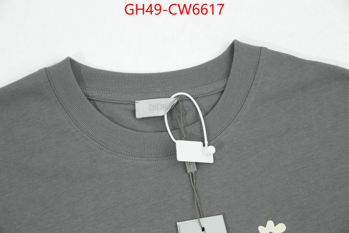 Clothing-Dior,high quality 1:1 replica ,ID: CW6617,$: 49USD