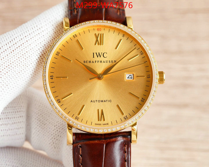 Watch(TOP)-IWC,highest product quality , ID: WA7576,$: 299USD