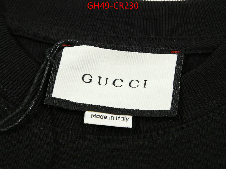 Clothing-Gucci,top perfect fake , ID: CR230,$: 49USD