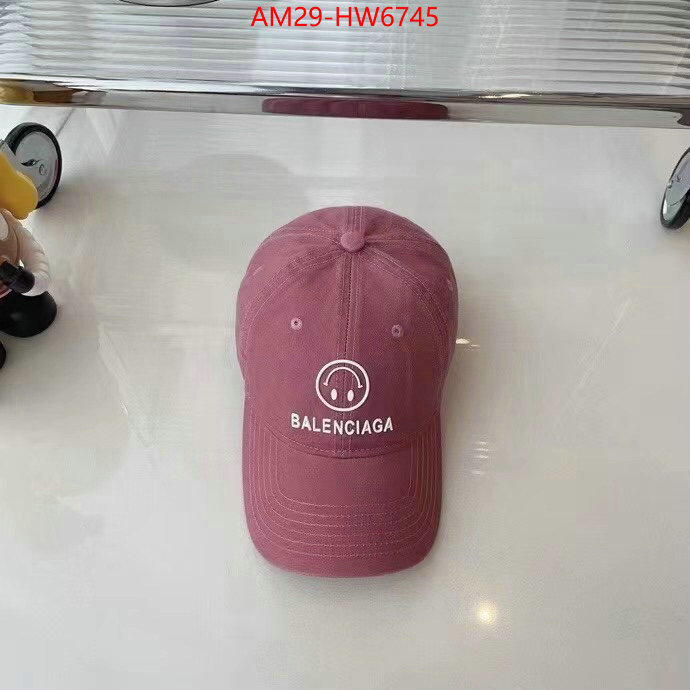 Cap (Hat)-Balenciaga,the most popular , ID: HW6745,$: 29USD