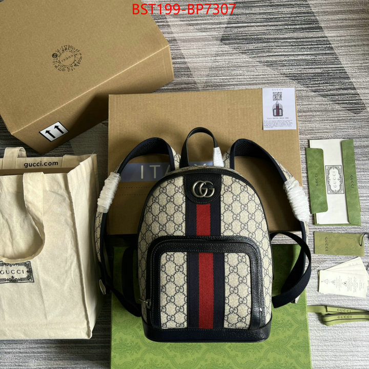 Gucci Bags(TOP)-Backpack-,buy high quality cheap hot replica ,ID: BP7307,$: 199USD