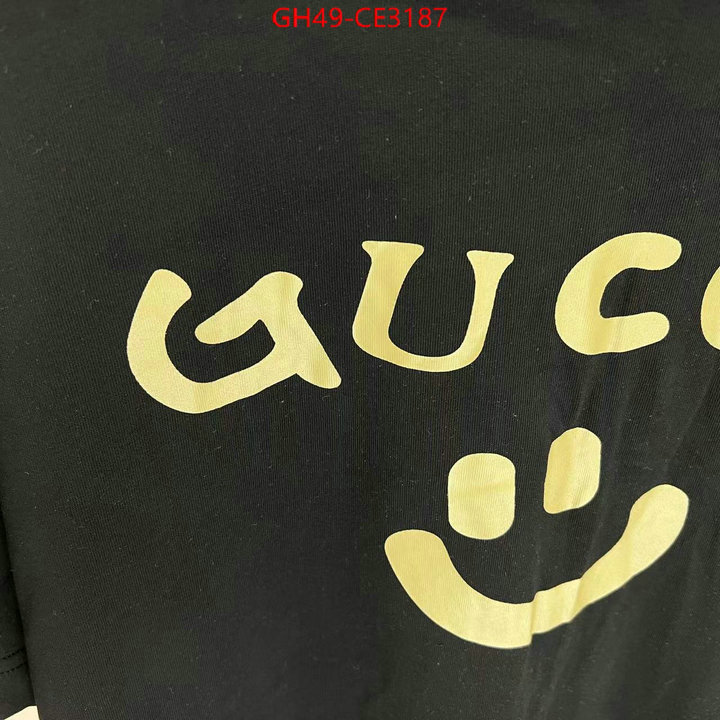 Clothing-Gucci,where should i buy to receive , ID: CE3187,$: 49USD