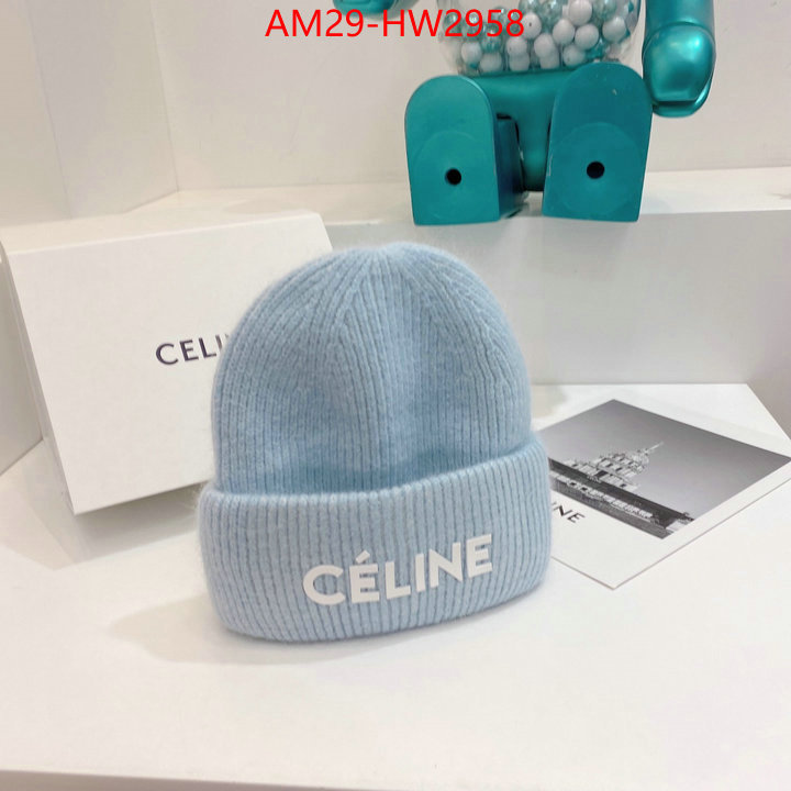 Cap (Hat)-Celine,buy first copy replica , ID: HW2958,$: 29USD