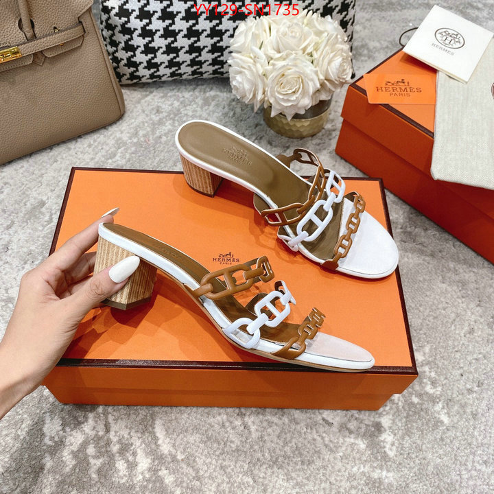 Women Shoes-Hermes,best quality replica , ID: SN1735,$: 129USD