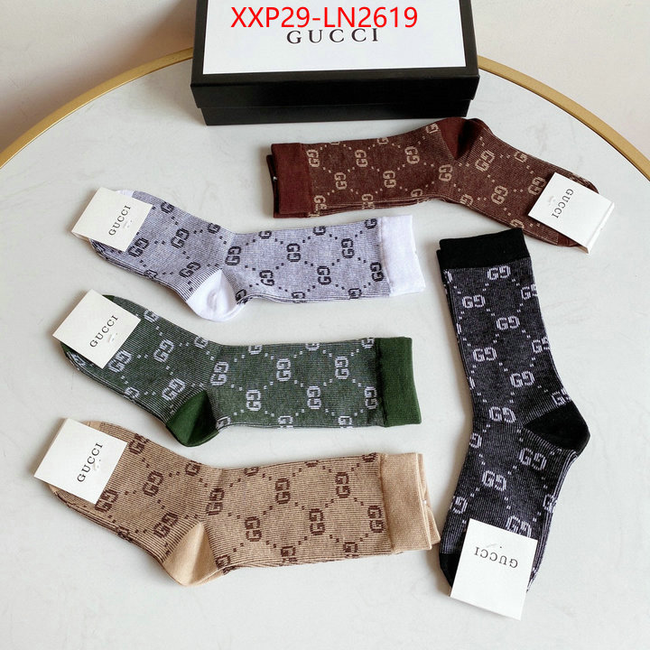 Sock-Gucci,new 2023 , ID: LN2619,$: 29USD