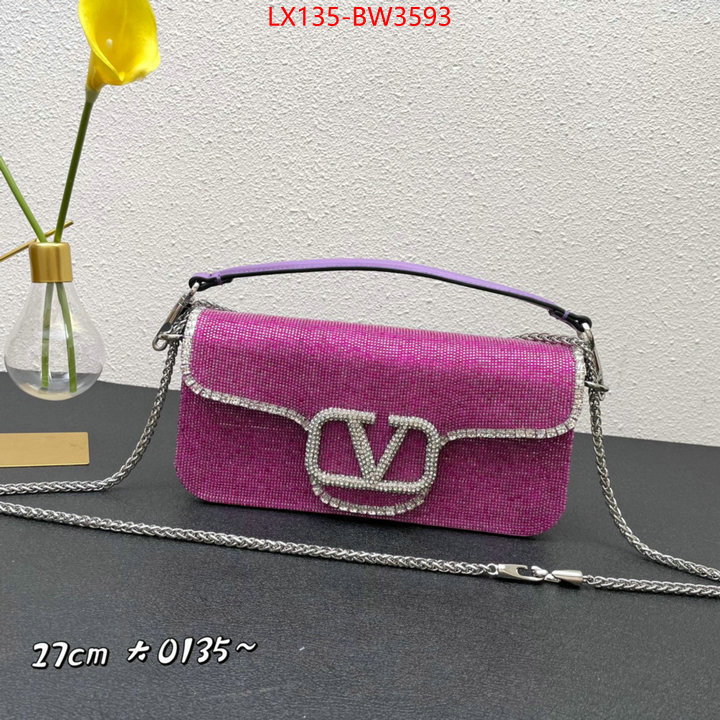 Valentino Bags(4A)-LOC-V Logo ,best designer replica ,ID: BW3593,$: 135USD