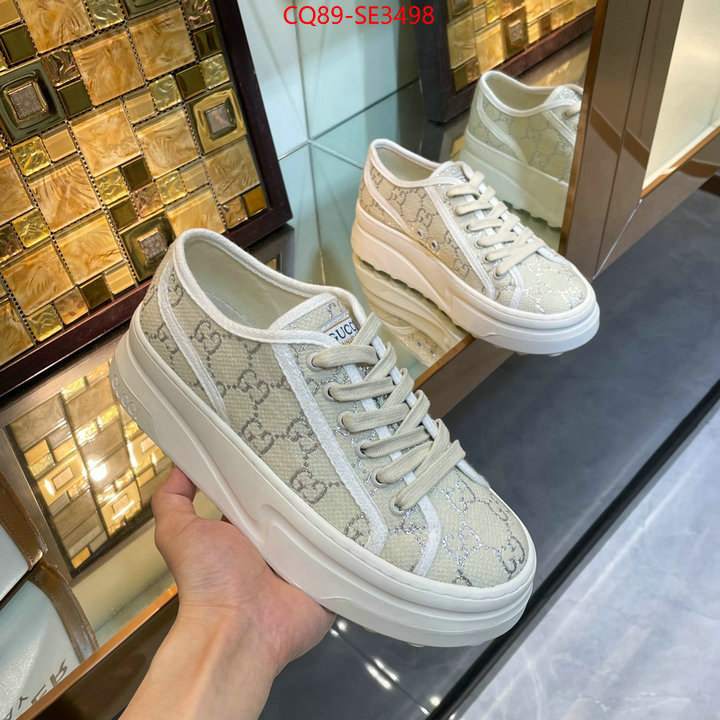 Women Shoes-Gucci,fake aaaaa , ID: SE3498,$: 89USD