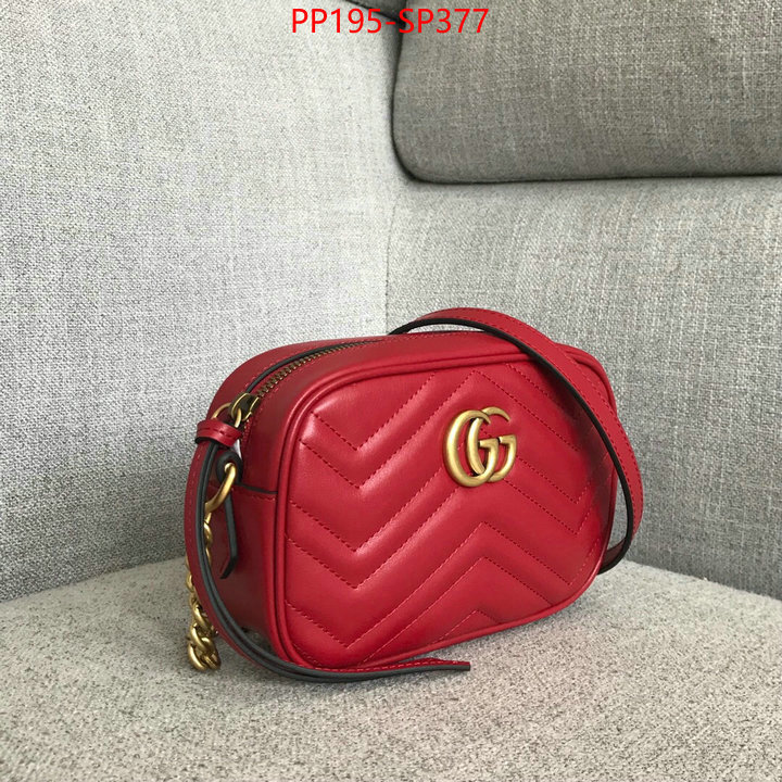 Gucci Bags(TOP)-Marmont,ID: BP377,$: 195USD