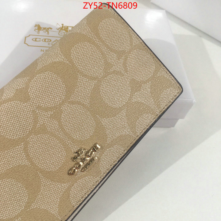 Coach Bags(4A)-Wallet,replcia cheap ,ID: TN6809,$: 52USD