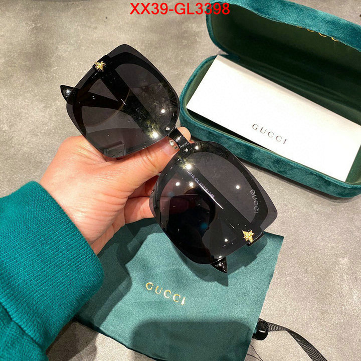Glasses-Gucci,best quality designer , ID: GL3398,$: 39USD