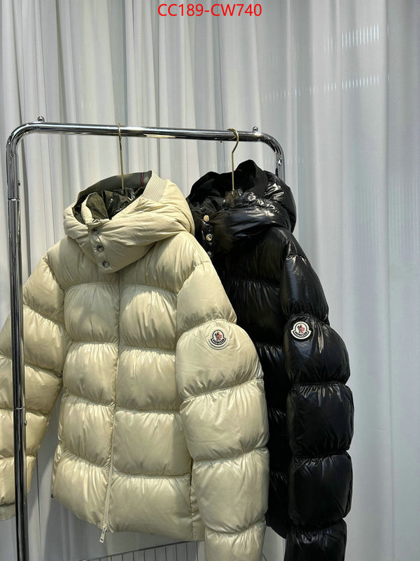 Down jacket Men-Moncler,the highest quality fake , ID: CW740,$: 189USD