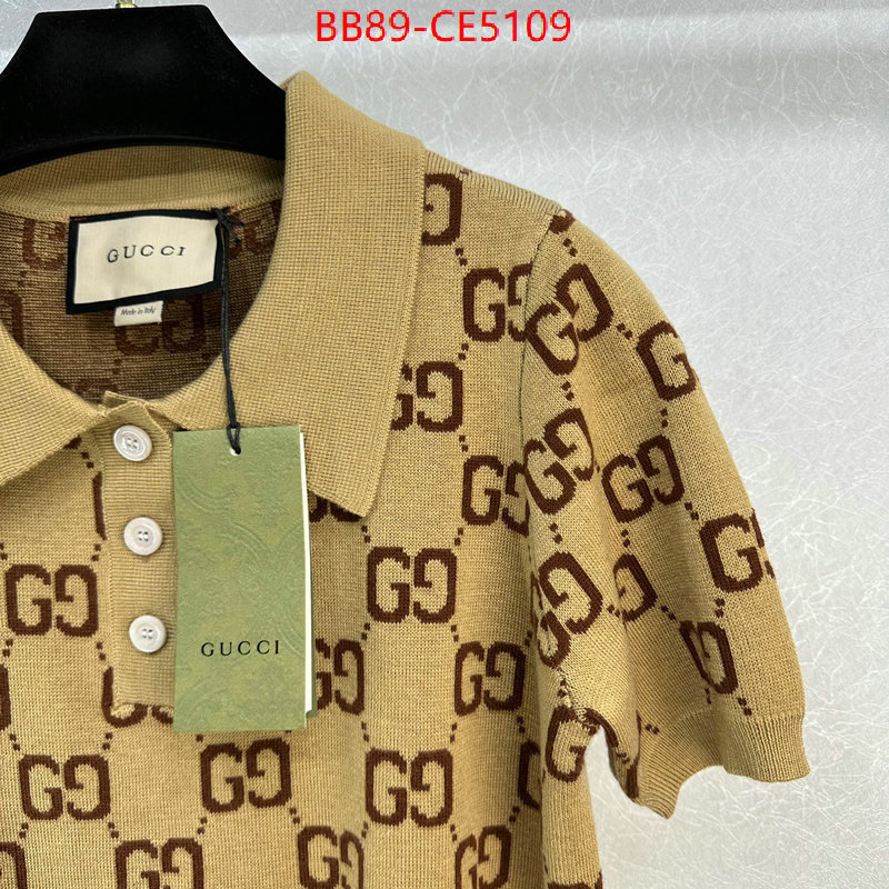 Clothing-Gucci,top quality replica , ID: CE5109,$: 89USD