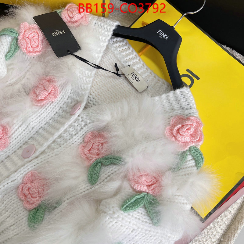 Clothing-Fendi,counter quality , ID: CO3792,$: 159USD