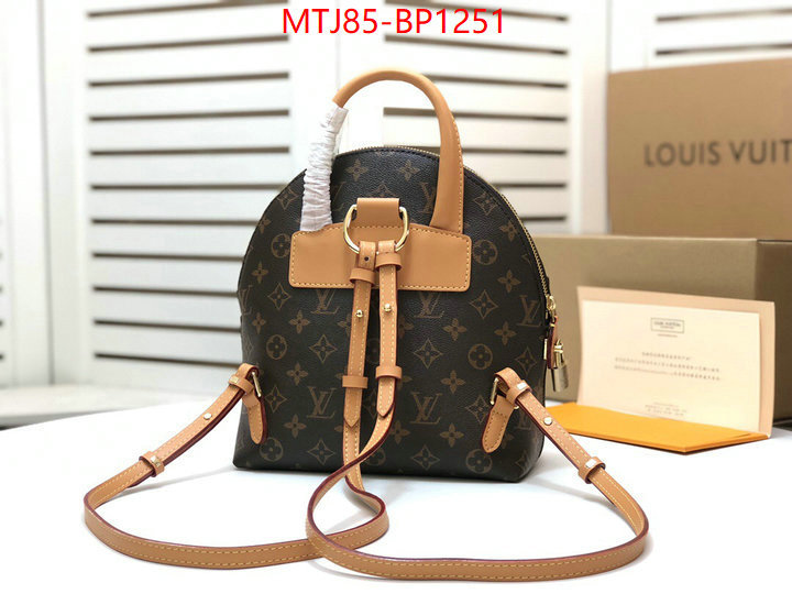 LV Bags(4A)-Backpack-,high quality online ,ID: BP1251,$: 85USD