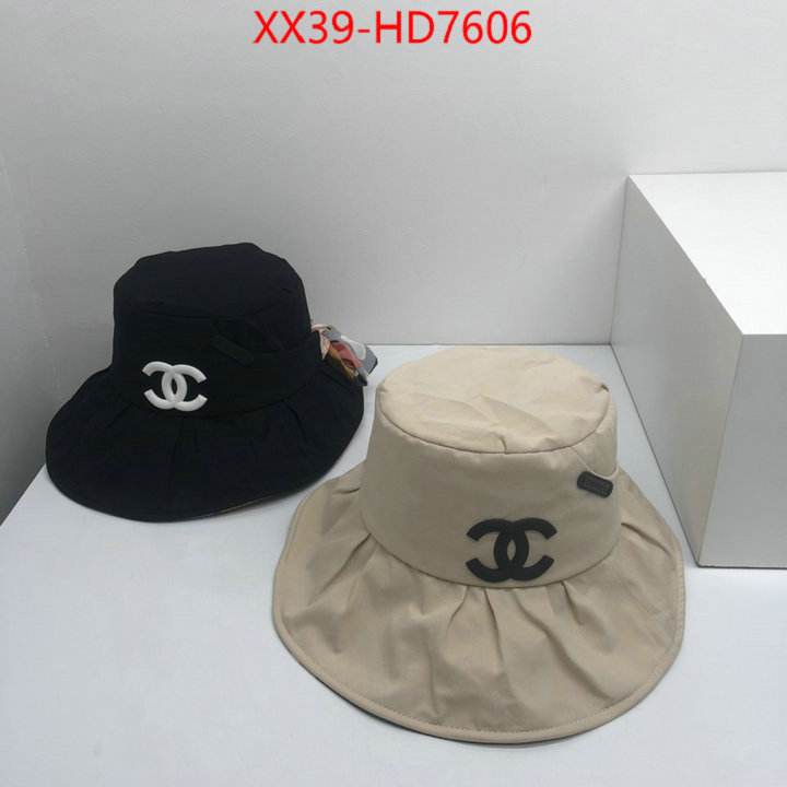 Cap (Hat)-Chanel,best replica new style , ID: HD7606,$: 39USD