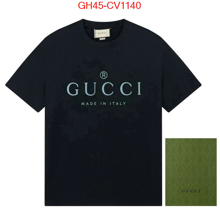 Clothing-Gucci,where quality designer replica , ID: CV1140,$: 45USD