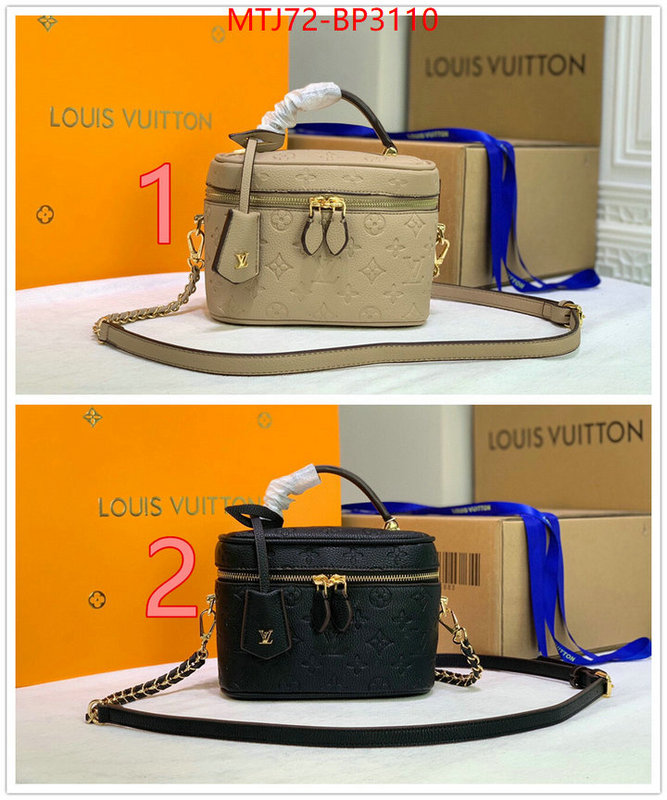 LV Bags(4A)-Vanity Bag-,shop designer replica ,ID: BP3110,$: 72USD