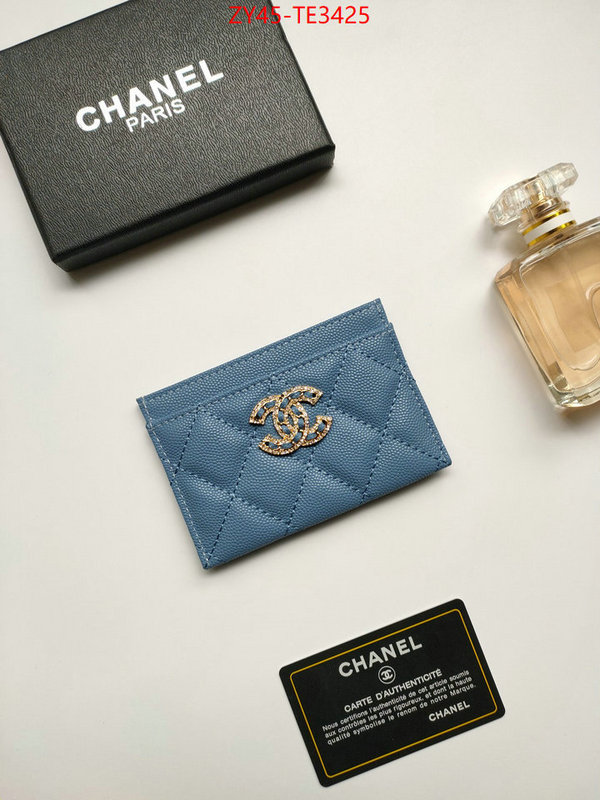 Chanel Bags(4A)-Wallet-,ID: TE3425,$: 45USD