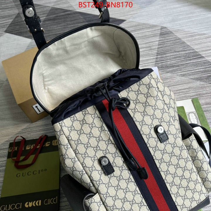 Gucci Bags(TOP)-Backpack-,buy luxury 2023 ,ID: BN8170,$: 249USD