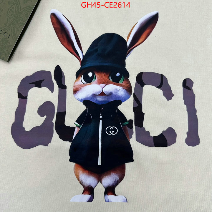 Clothing-Gucci,the top ultimate knockoff , ID: CE2614,$: 45USD