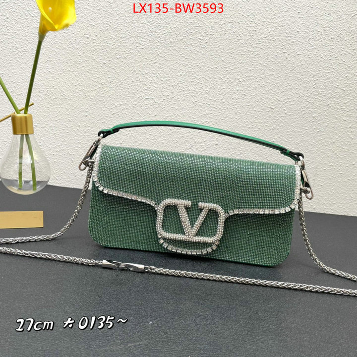 Valentino Bags(4A)-LOC-V Logo ,best designer replica ,ID: BW3593,$: 135USD