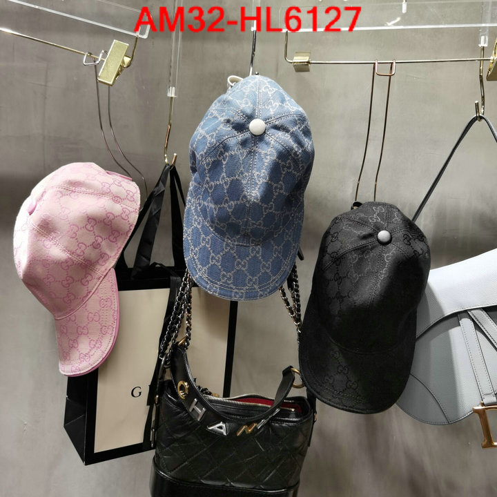 Cap (Hat)-Gucci,aaaaa quality replica , ID: HL6127,$: 32USD