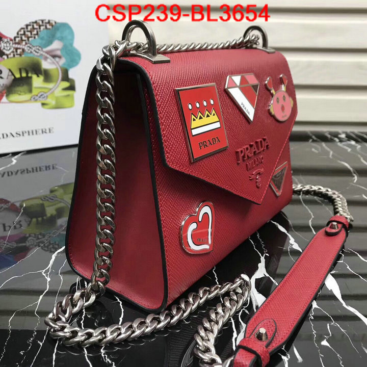 Prada Bags(TOP)-Diagonal-,ID: BL3654,$: 239USD