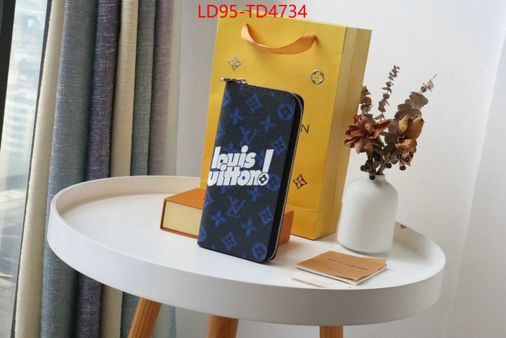 LV Bags(TOP)-Wallet,ID: TD4734,$: 95USD