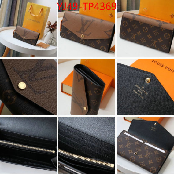 LV Bags(4A)-Wallet,ID: TP4369,$: 49USD