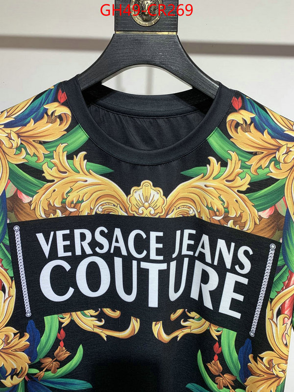 Clothing-Versace,can i buy replica , ID: CR269,$: 49USD