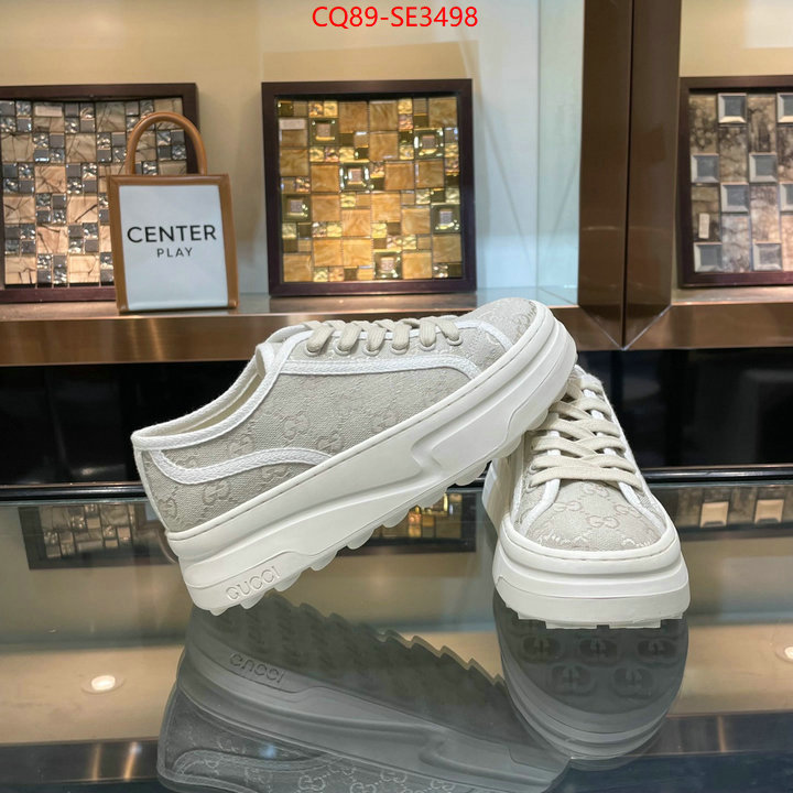 Women Shoes-Gucci,fake aaaaa , ID: SE3498,$: 89USD