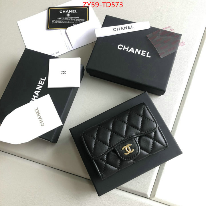 Chanel Bags(4A)-Wallet-,ID: TD573,$: 59USD