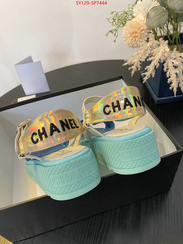 Women Shoes-Chanel,find replica , ID: SP7444,$: 129USD