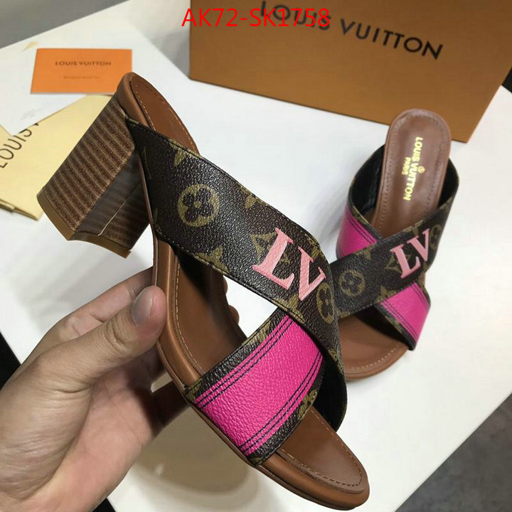 Women Shoes-LV,high quality perfect , ID: SK1758,$:72USD