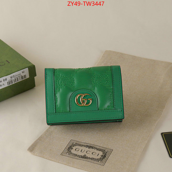 Gucci Bags(4A)-Wallet-,luxury 7 star replica ,ID: TW3447,$: 49USD