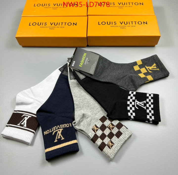 Sock-LV,perfect replica , ID: LD7478,$: 35USD