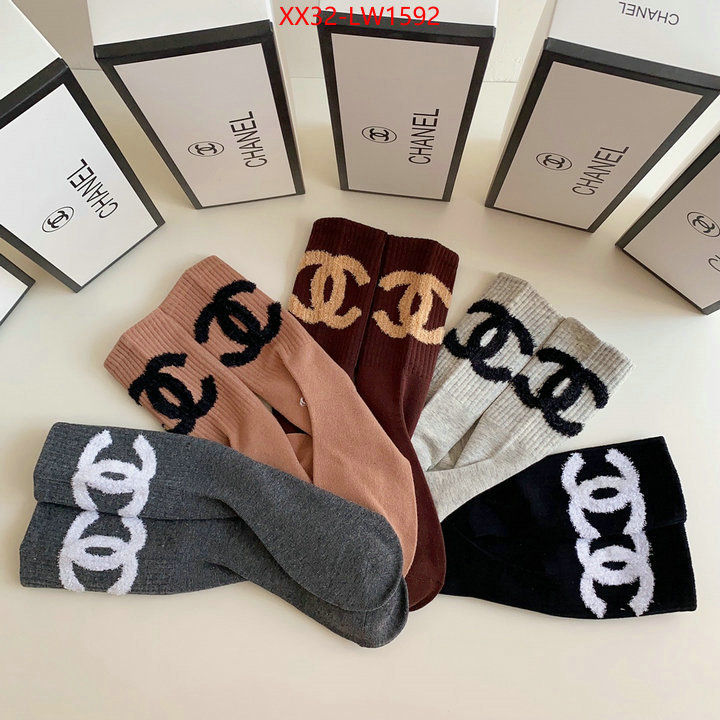 Sock-Chanel,sell high quality , ID: LW1592,$: 32USD