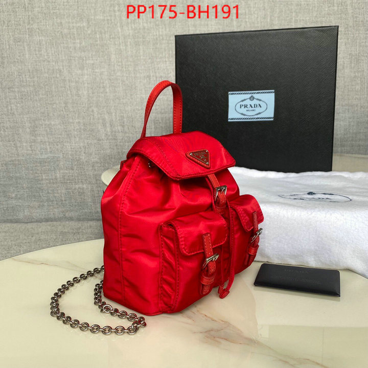 Prada Bags(TOP)-Backpack-,ID: BH191,$:175USD