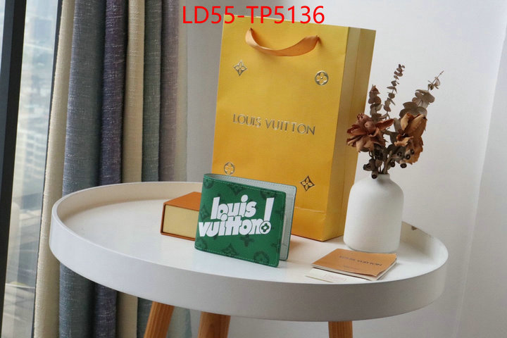LV Bags(TOP)-Wallet,ID: TP5136,$: 55USD