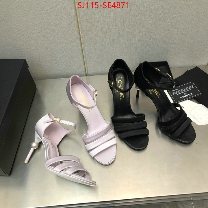 Women Shoes-Chanel,mirror copy luxury , ID: SE4871,$: 115USD