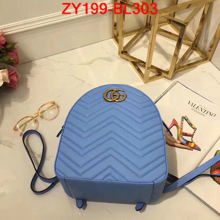 Gucci Bags(TOP)-Backpack-,what's the best place to buy replica ,ID: BL303,$:199USD