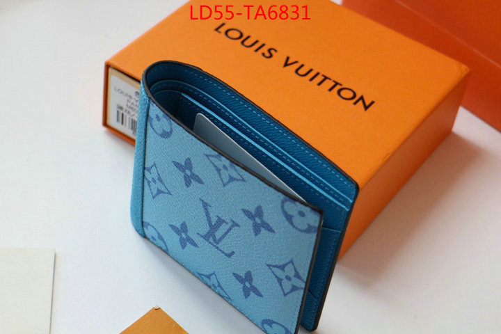 LV Bags(TOP)-Wallet,ID: TA6831,$: 55USD