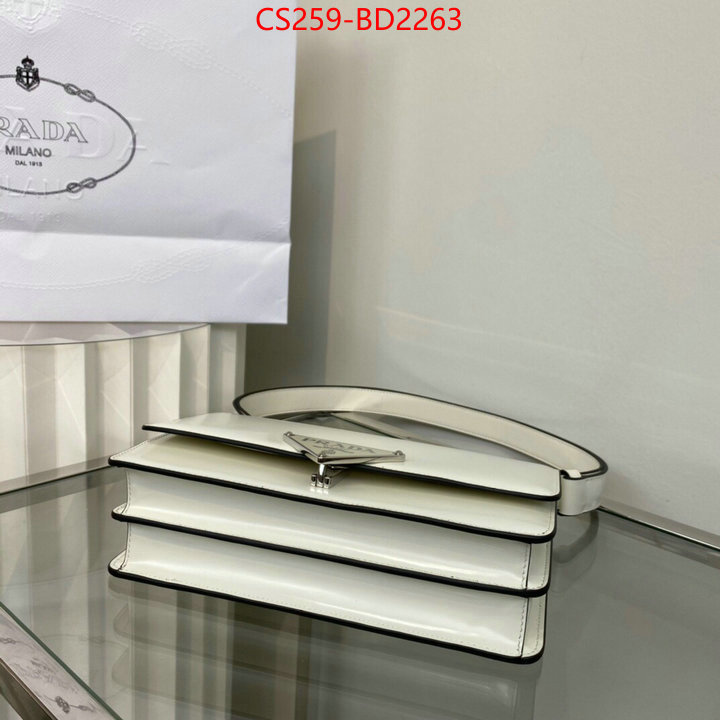 Prada Bags(TOP)-Diagonal-,ID: BD2263,$: 259USD