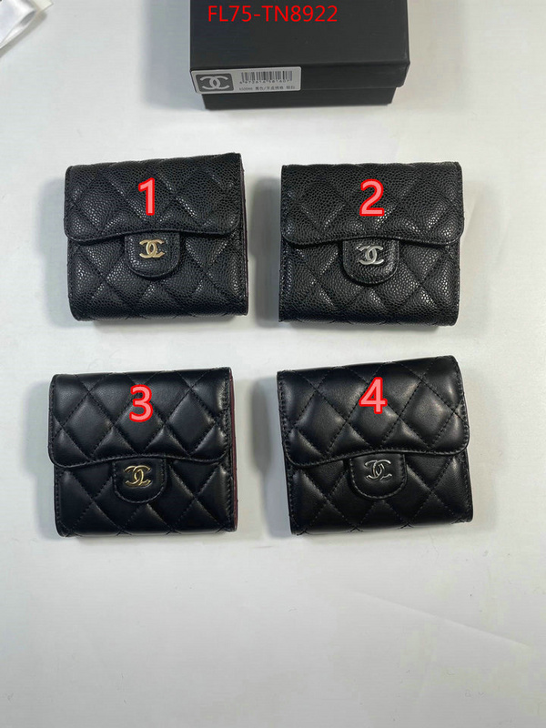 Chanel Bags(4A)-Wallet-,ID: TN8922,$: 75USD