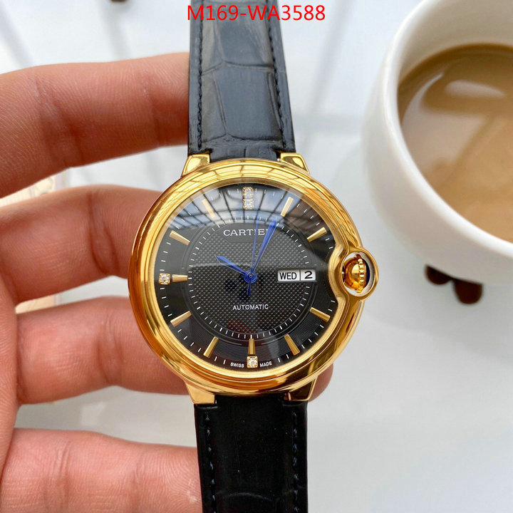 Watch(4A)-Cartier,1:1 replica wholesale , ID: WA3588,$: 169USD