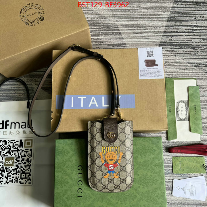 Gucci Bags(TOP)-Diagonal-,aaaaa+ replica designer ,ID: BE3962,$: 129USD