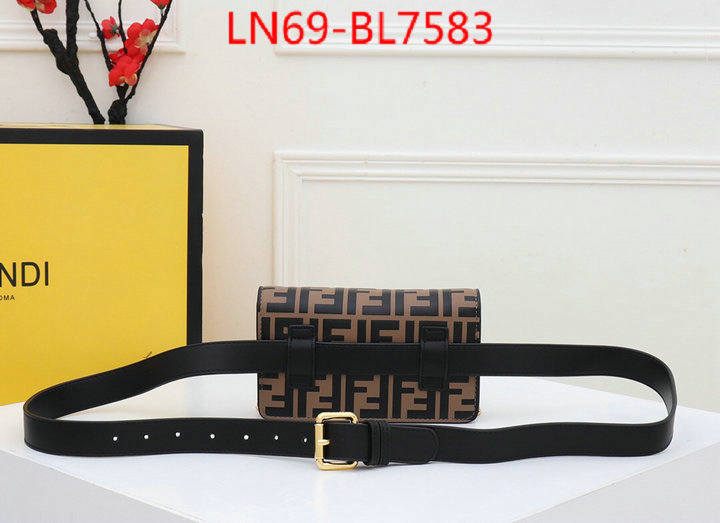 Fendi Bags(4A)-Diagonal-,luxury ,ID: BL7583,$: 69USD