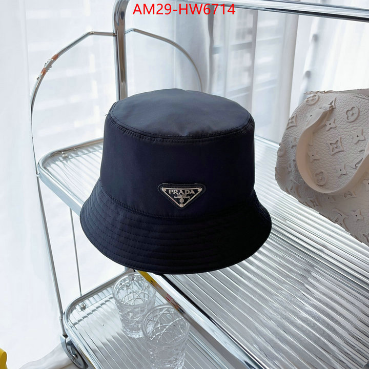 Cap (Hat)-Prada,the online shopping , ID: HW6714,$: 29USD